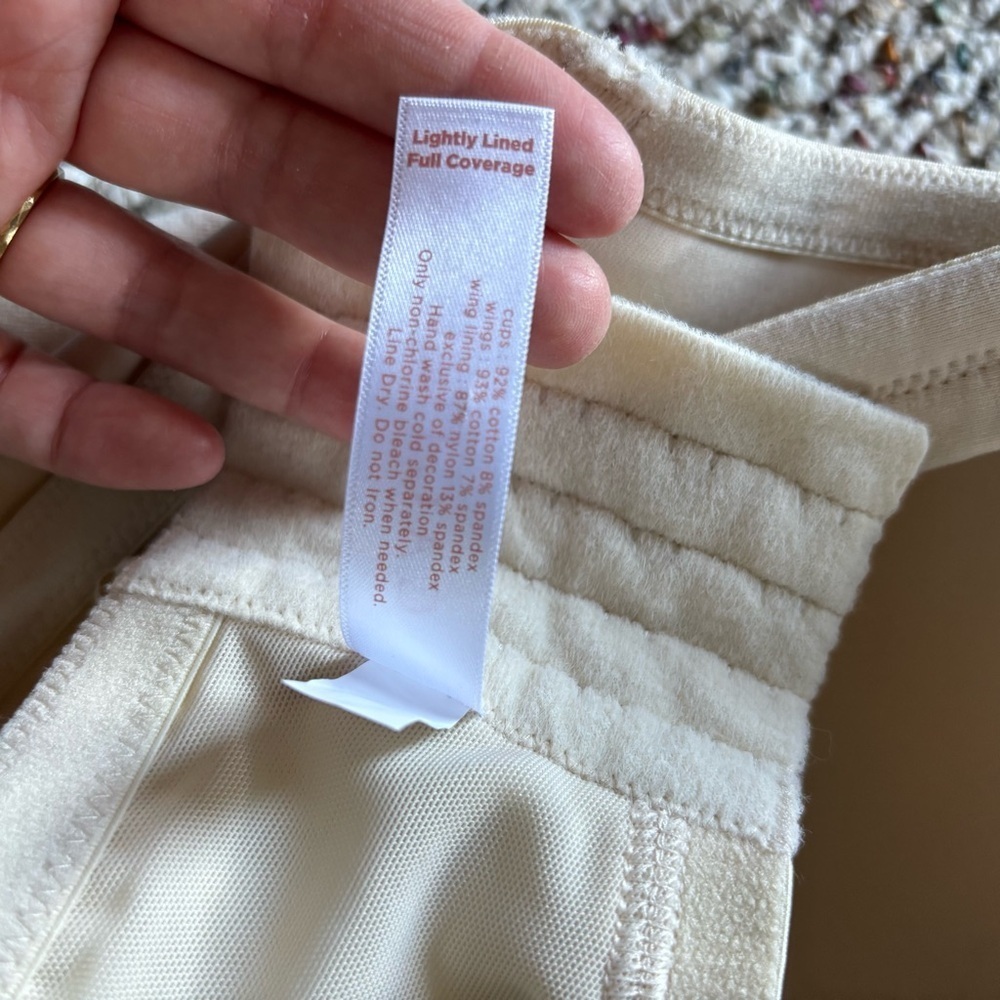 Cacique 50DD Lane Bryant Lightly Lined Full Coverage Bra Nude Underwire Classic - Picture 9 of 14